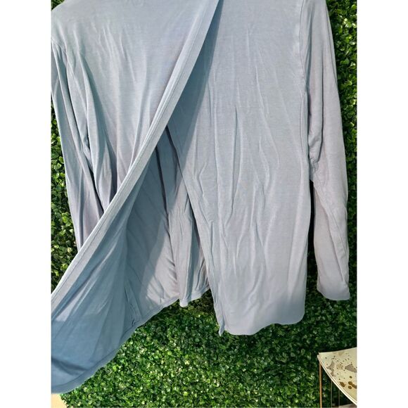 Summersalt Blue Long Sleeve Cross Back Size Medium - Picture 4 of 4